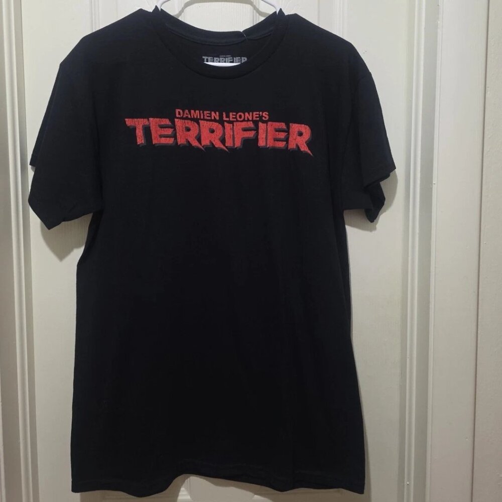 Damien Leone Terrifier T Shirt Mens Size M Art The Clown Horror Movie Black Tee